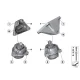 Genuine BMW Engine mount, left (22117935141)