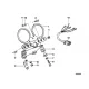 Genuine BMW Control light socket set (62211244817)