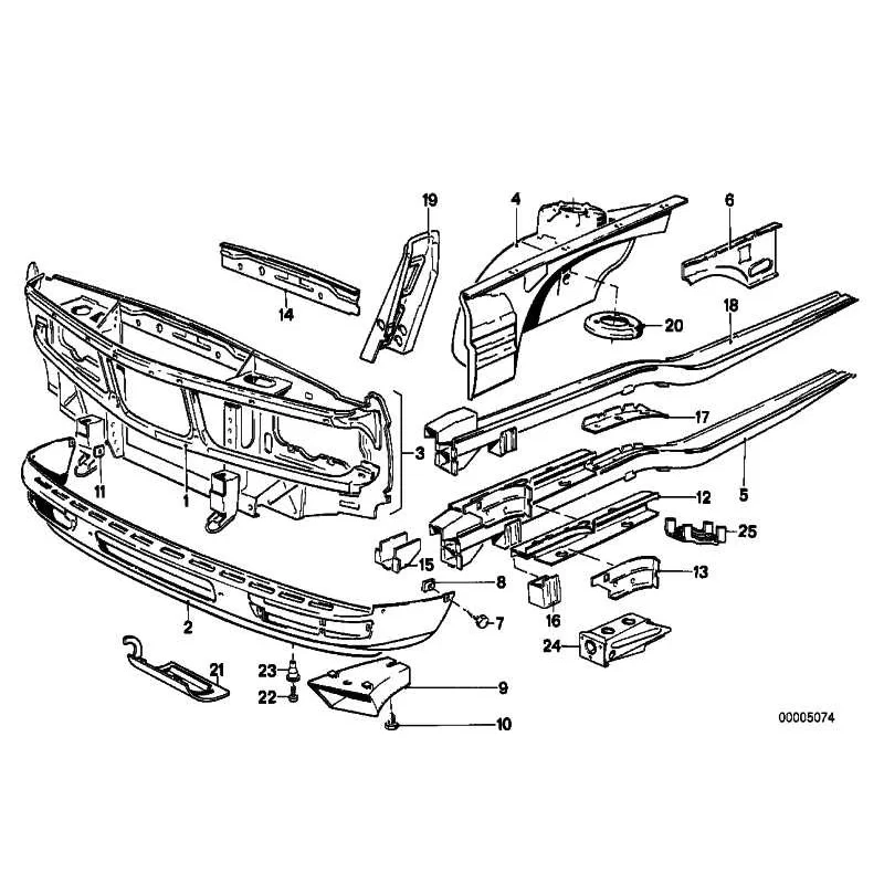 Genuine BMW Engine support, left (41111875093)