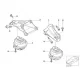 Genuine BMW Engine mount, left (22116769185)