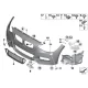 Genuine BMW Support, side panel front left (51118062167)