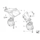 Genuine BMW Engine supporting bracket, right (22116769030)