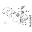 Genuine BMW Intake silencer (13717543163)