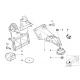 Genuine BMW Supporting bracket left (22112229898)