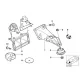 Genuine BMW Supporting bracket left (22112282153)