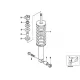 Genuine BMW Spring strut, front (31422330997)