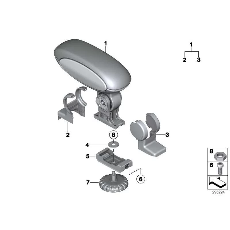 Original Mini Sechskantmutter (07119908071)