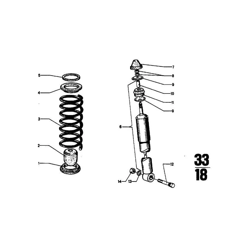 Original BMW Schraubenfeder (33531112122)
