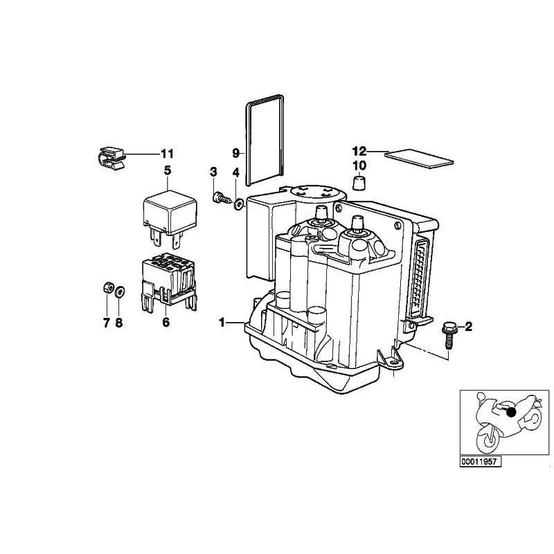 Original BMW Hydroaggregat (34512331637)