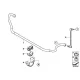 Original BMW Stabilisator vorn (31352283965)