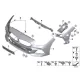Genuine BMW Insert, bumper front left (51118069747)