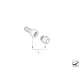 Genuine BMW Wheel bolt with code (36136786485)