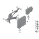 Genuine BMW Bracket for TV module / video switch (65159153139)