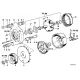 Genuine BMW Pulley (12311361611)