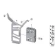 Genuine BMW Bracket, audio amplifier (65159264218)
