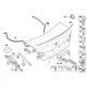 Genuine BMW Left trunk lid hinge (41007230859)