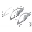 Genuine BMW RIGHT REAR SIDE PANEL (41007342138)