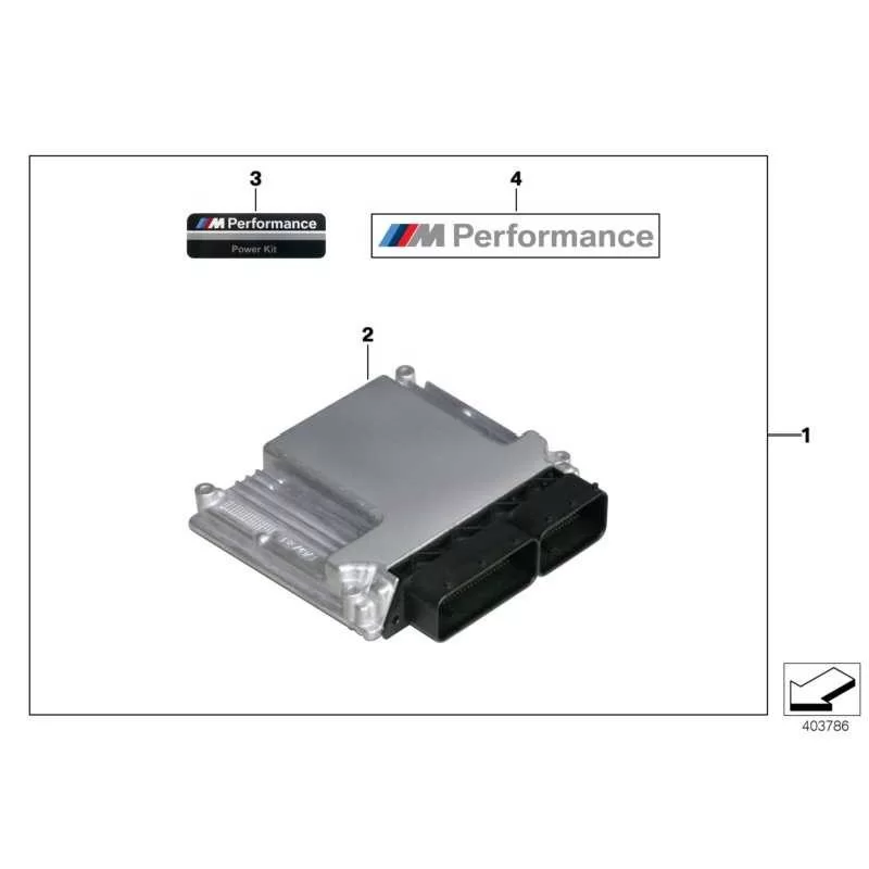 Genuine BMW Basic control unit DDE M Performance (13618576553)