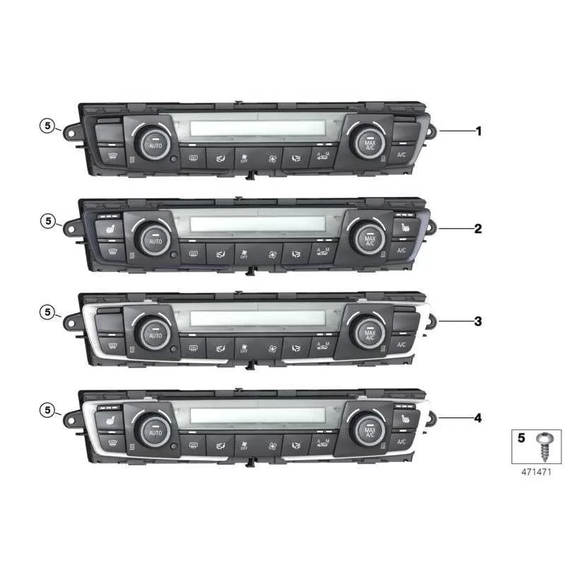 Genuine BMW Control unit, automatic air cond., High (64119320341)