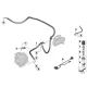 Genuine BMW Cable alternator-starter-base B+ (12427611316)