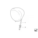 Original Mini Kopfstütze Leder (52202758213)