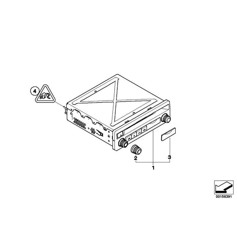 Genuine BMW DVD player (65129243263)