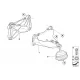 Genuine BMW Engine supporting bracket, right (22112283204)