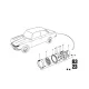 Genuine BMW Chrome ring (63211353318)