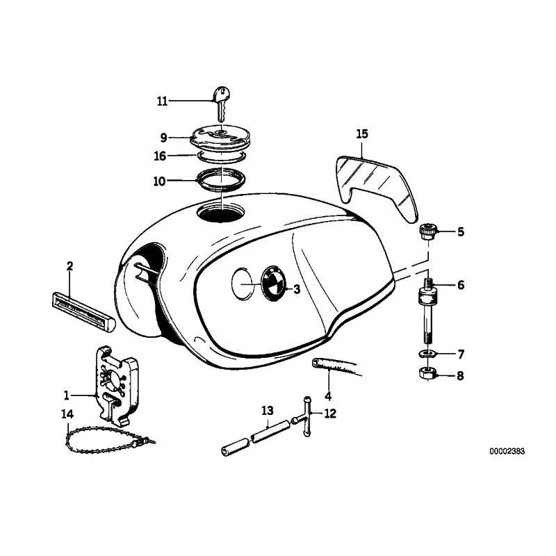 Genuine BMW Ignition key, foldaway (code) (51251453645)