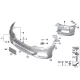 Genuine BMW Guide, upper left (51118065321)