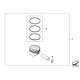Genuine Mini MAHLE PISTON (11257566019)