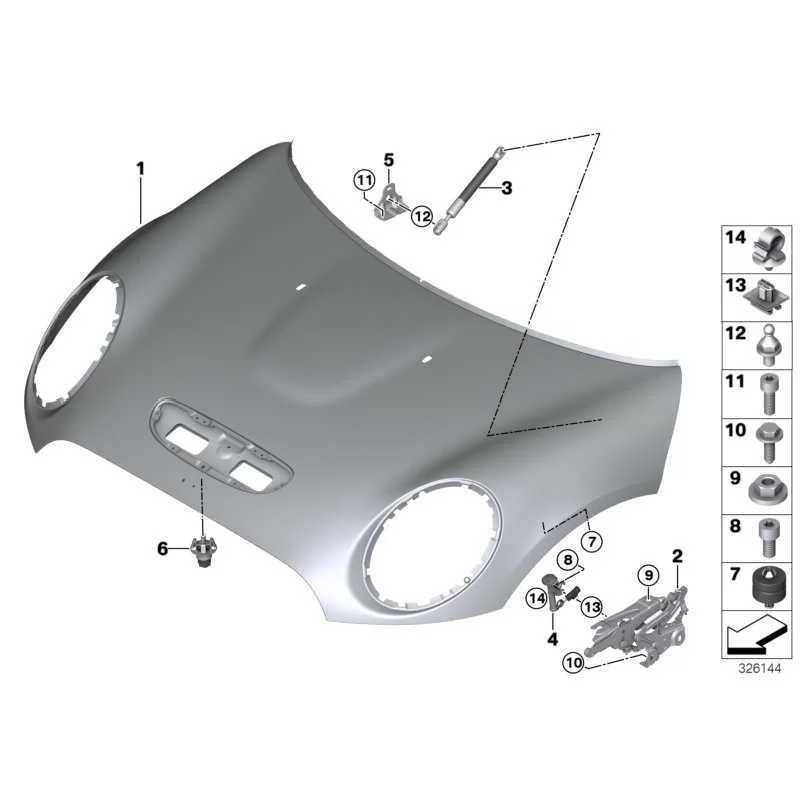Genuine Mini Hood (41007374520)