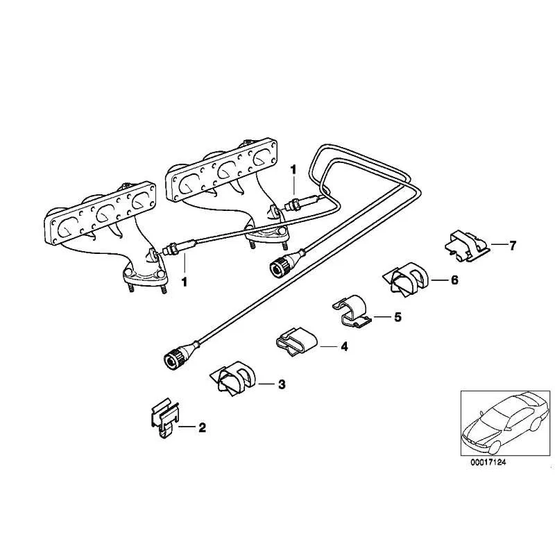 Genuine BMW REGULATING LAMBDA PROBE (11781437586)