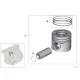 Genuine BMW ALCAN PISTON (11252247502)