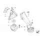 Genuine BMW Engine mount, left (22113415176)