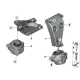 Genuine BMW Engine supporting bracket, left (22116860273)