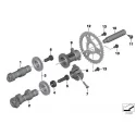 Genuine BMW Intermediate shaft, left (11318544975)
