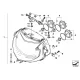 Genuine BMW Headlight (63127675548)