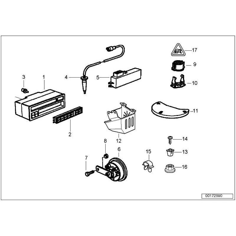 Genuine BMW INPUT UNIT ON-BOARD COMPUTER UNCODED (65818357685)