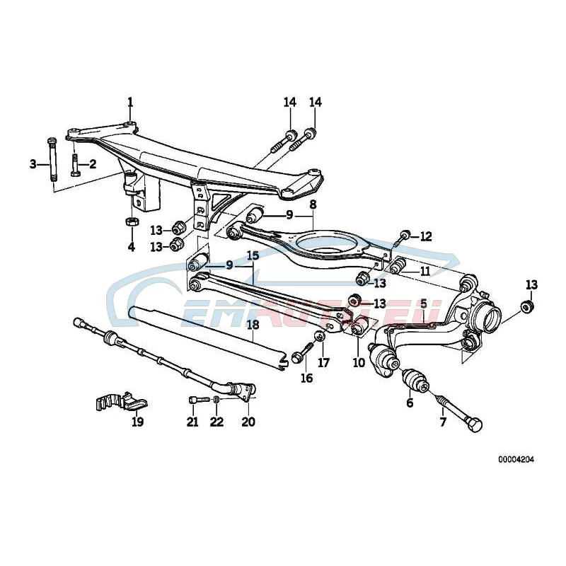 Original BMW Exzenter-Beilagscheibe (33321094653)