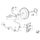 Genuine BMW Partition seal, upper section (12521438323)