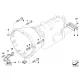 Genuine BMW Rubber buffer (24501422965)