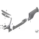 Genuine BMW Upper apron (41007430339)