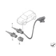 Genuine BMW Temperature sensor with adapter cable (65819321559)