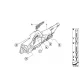 Genuine BMW Alternator supporting bracket (12317533837)