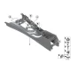 Genuine BMW Carrier, centre console (51169235474)
