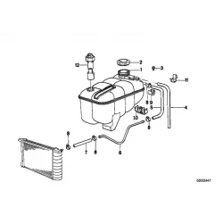 Genuine BMW Radiator cap (17111742232)