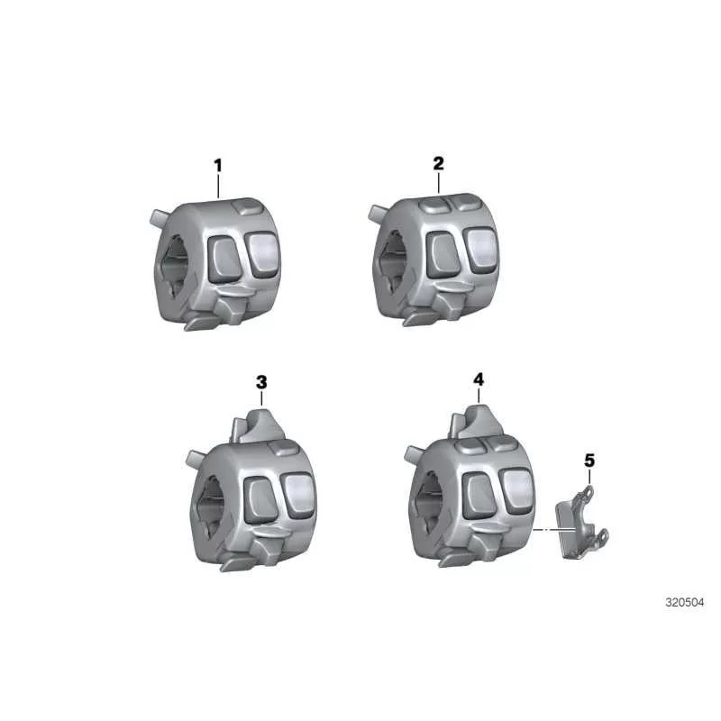 Original BMW Kombischalter links (61318546271)