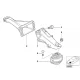 Genuine BMW Supporting bracket left (22111096999)