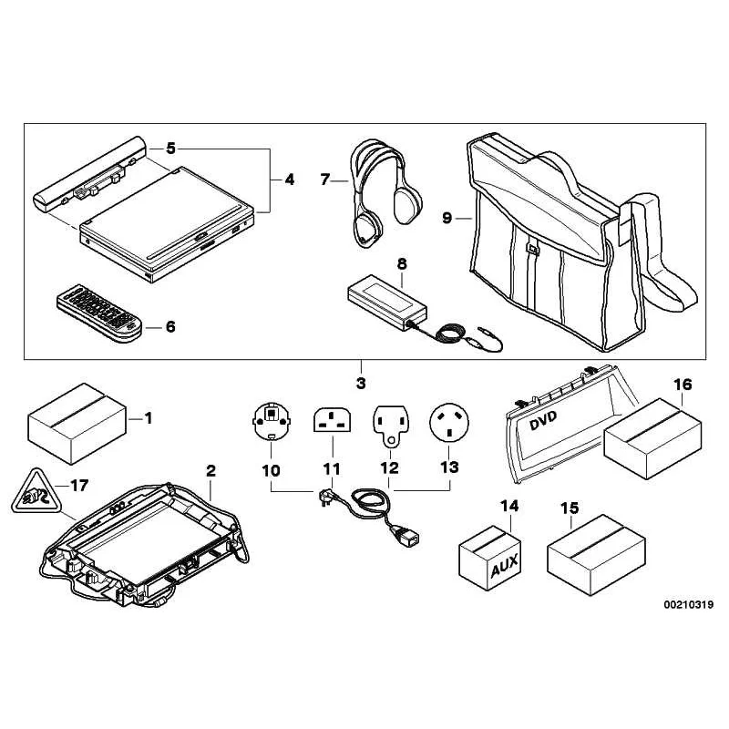 Genuine BMW Upgrade kit, ACM connection (65120415434)